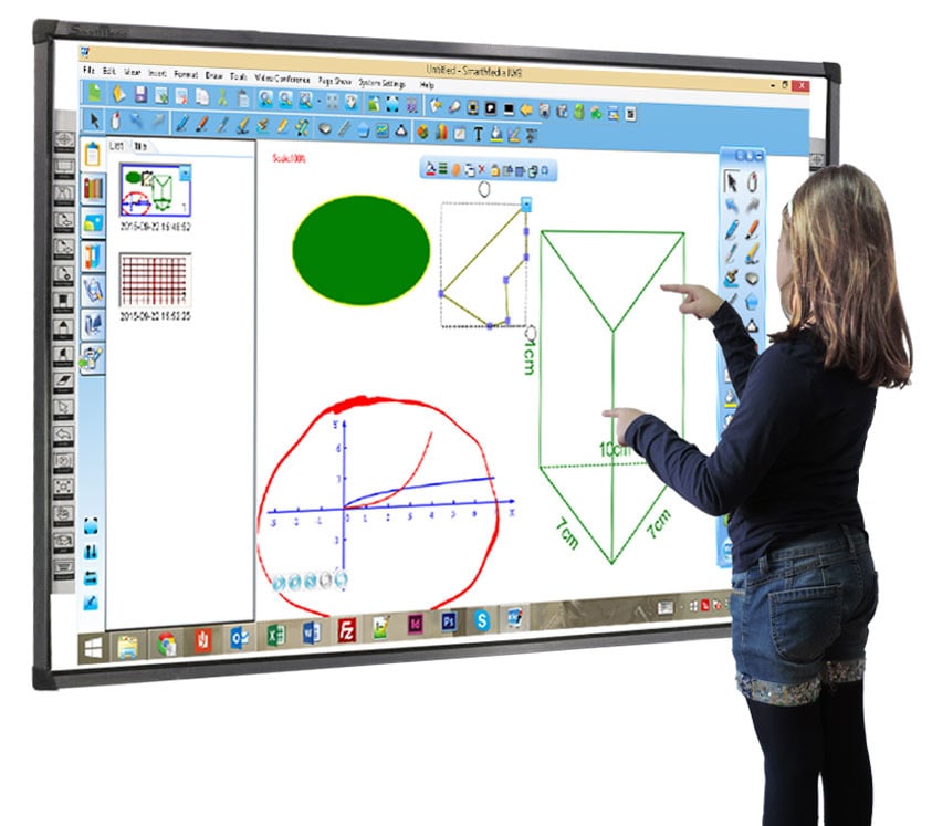 Interactive WhiteboardInfrared Series - 6 Touch Points, 84