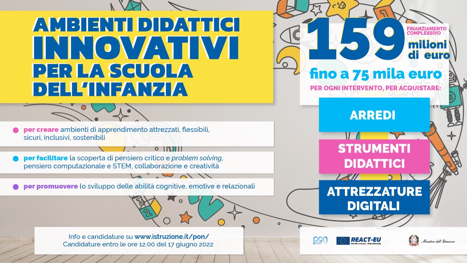 PON FESR Ambienti didattici innovativi per la scuola dell’infanzia