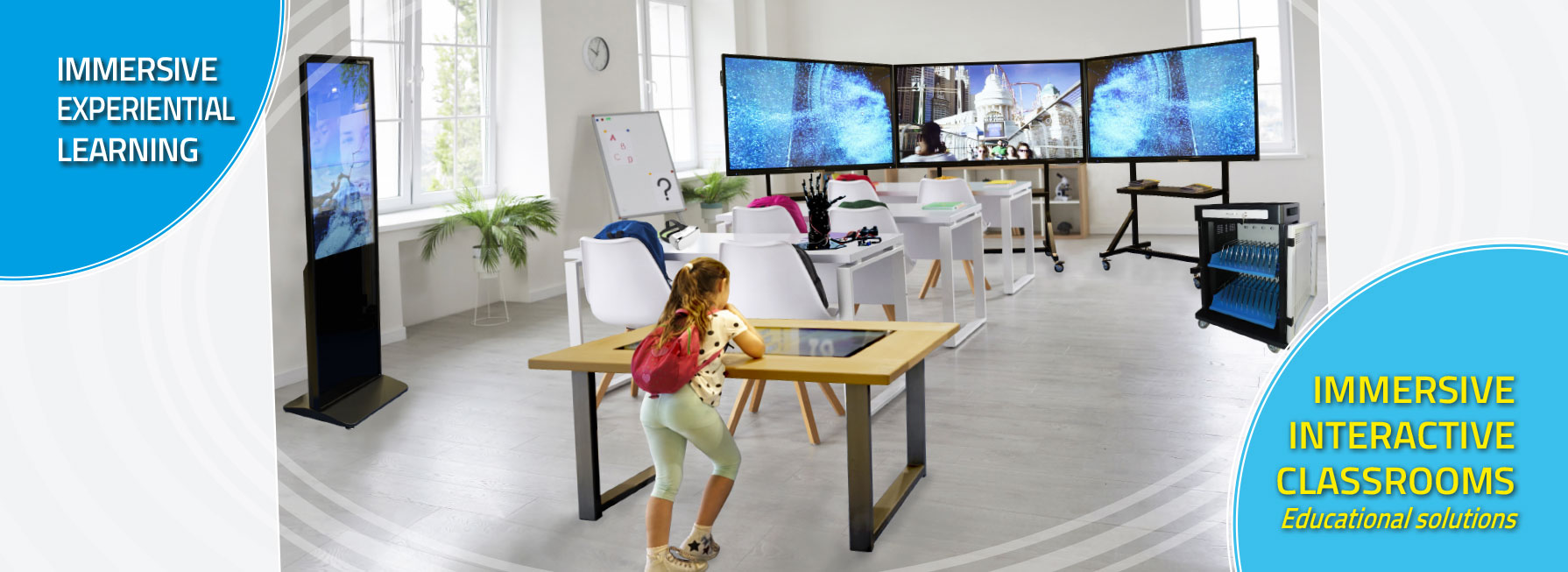 SmartMedia Immersive Classrooms - Innovative, immersive, virtual learning environments