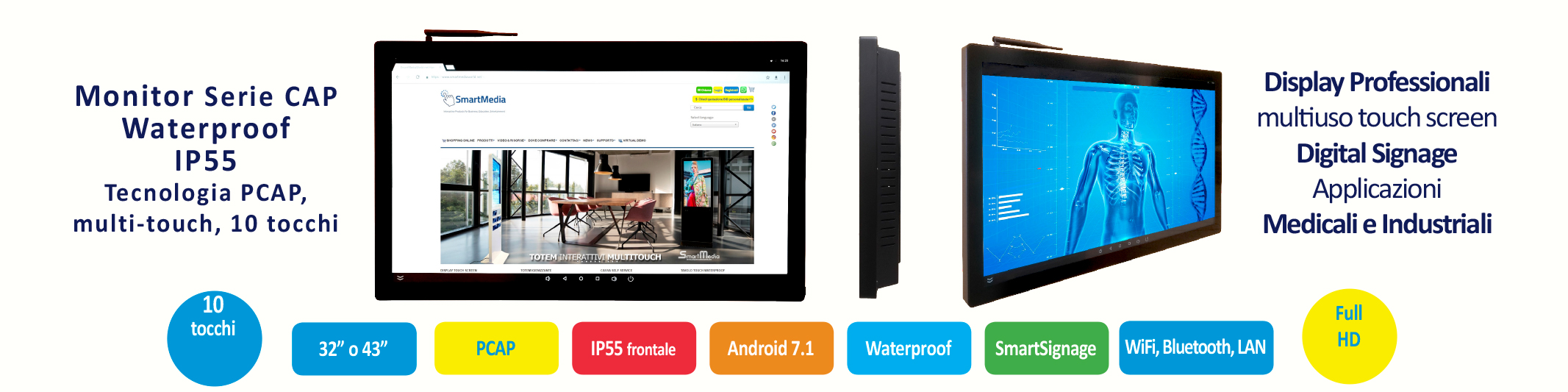 Monitor CAP Series | Display touch Screen PCAP Monitor CAP Series | Display touch Screen PCAP