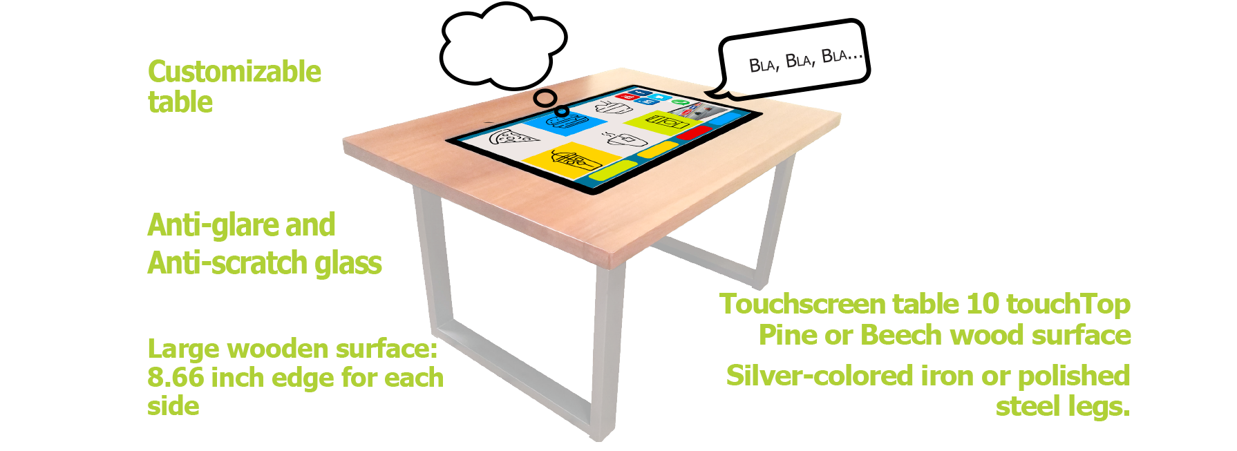 INTERACTIVE TABLE
WATER-PROOF - CATERING
 SmartMedia
