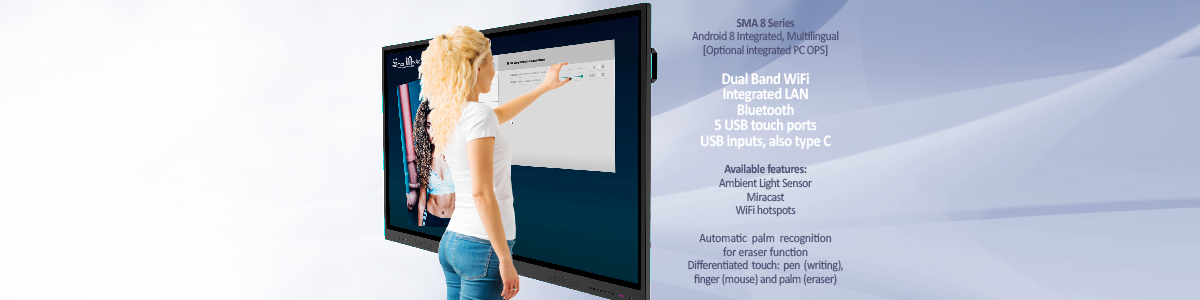 SMA 8 Sereis touchscreen monitor SMA Series 8 monitor