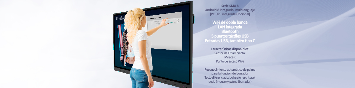 SMA 8 Sereis touchscreen monitor SMA Series 8 monitor