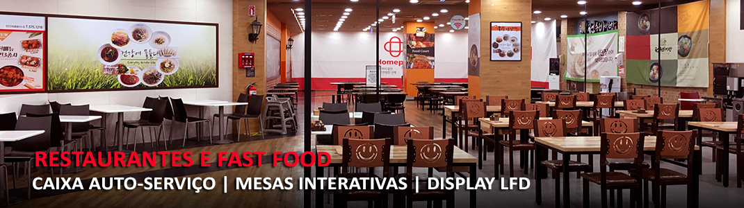 Restaurantes e Fast Food: tecnologia interativa para interagir com o cliente, aumentar a produtividade e diminuir os custos de gestão